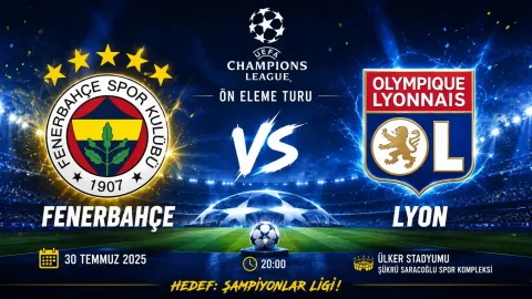 Fenerbahçe - Lyon Maçı TRT 1 Canlı izle